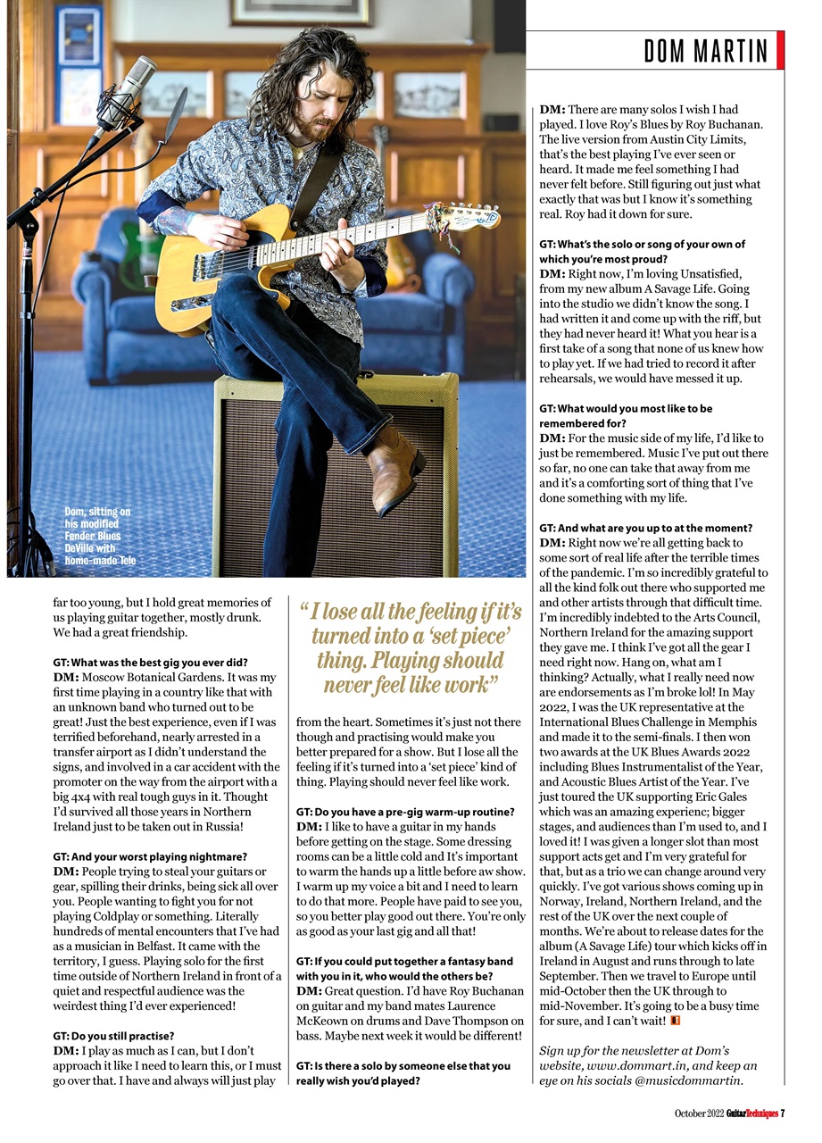 Guitar Techniques Preview Pages