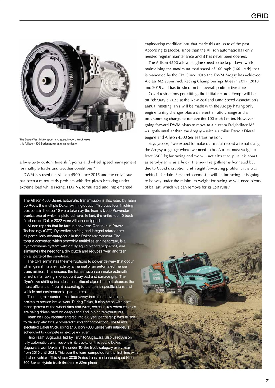 Race Engine Technology Preview Pages