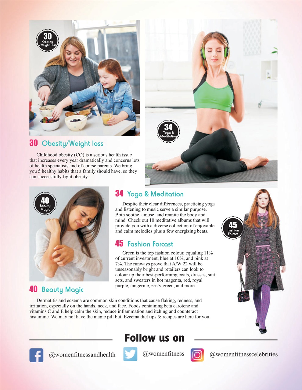 Women Fitness Preview Pages