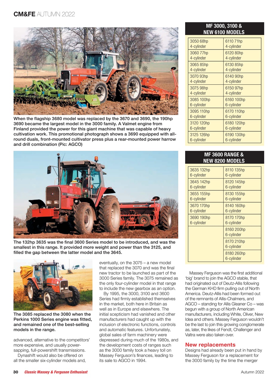 Classic Massey Preview Pages