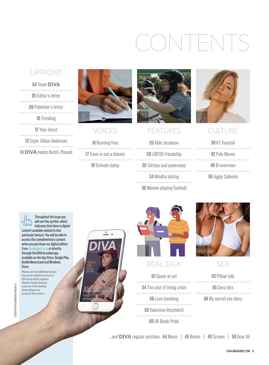 DIVA Magazine Preview Pages