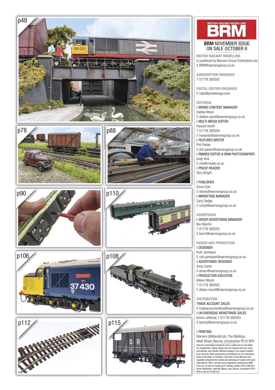 British Railway Modelling (BRM) Preview Pages