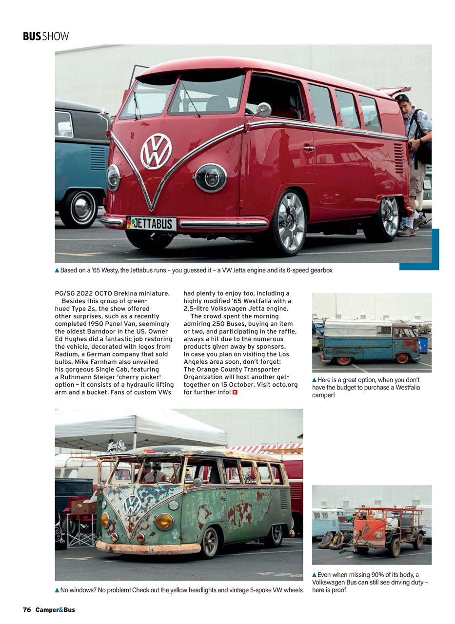 VW Camper Preview Pages