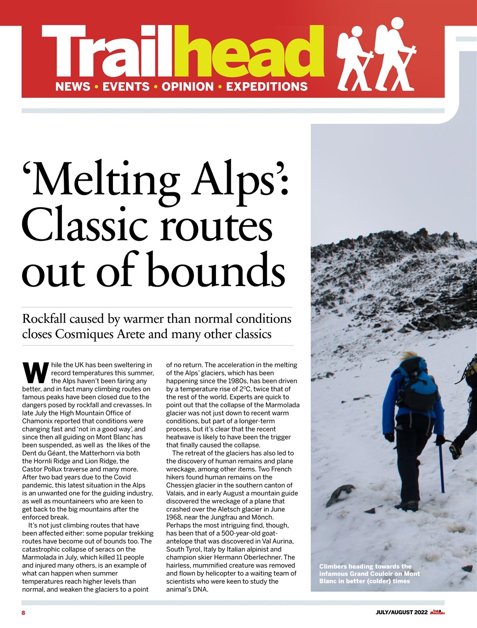 Trek & Mountain Magazine Preview Pages