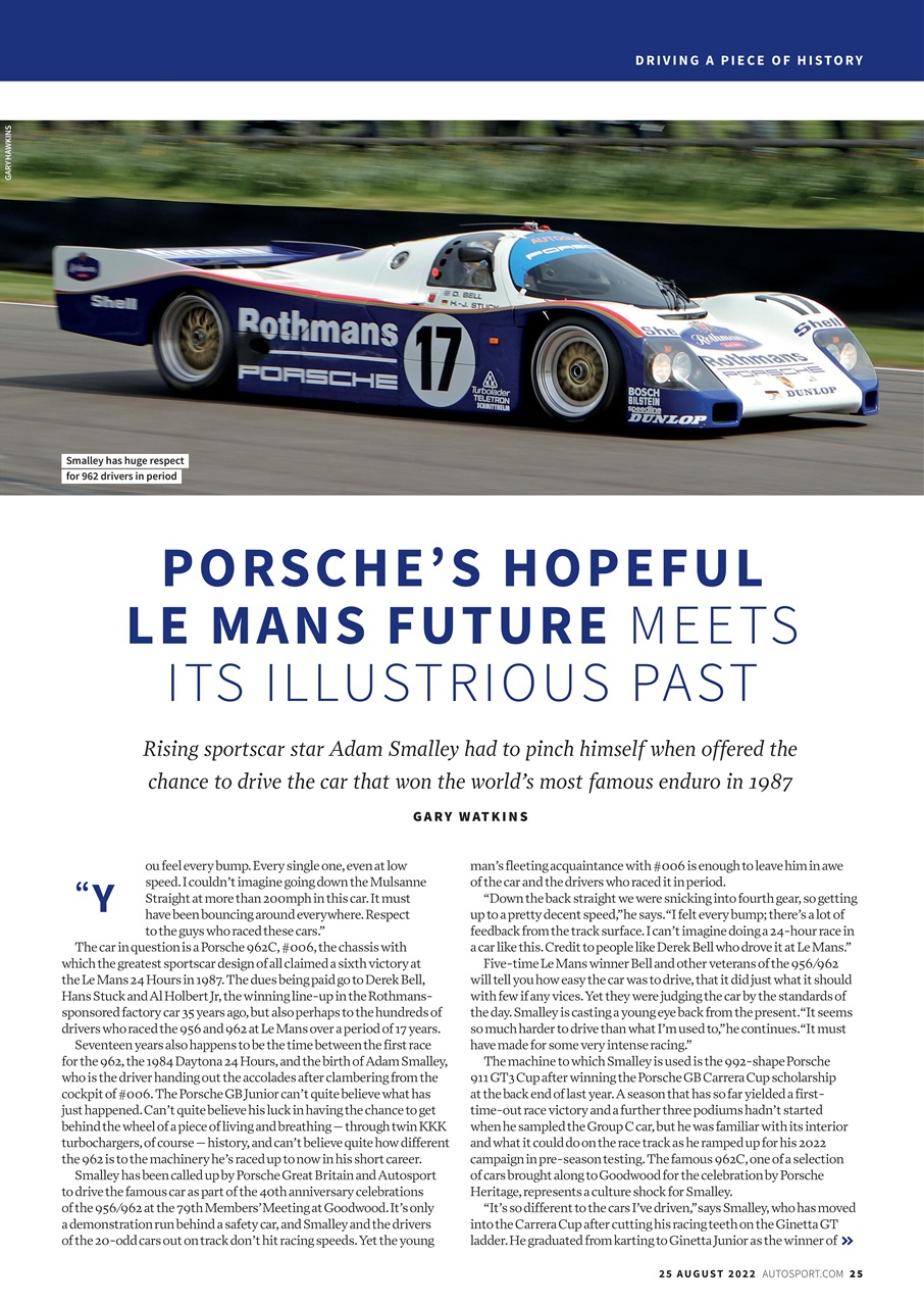 Autosport Preview Pages