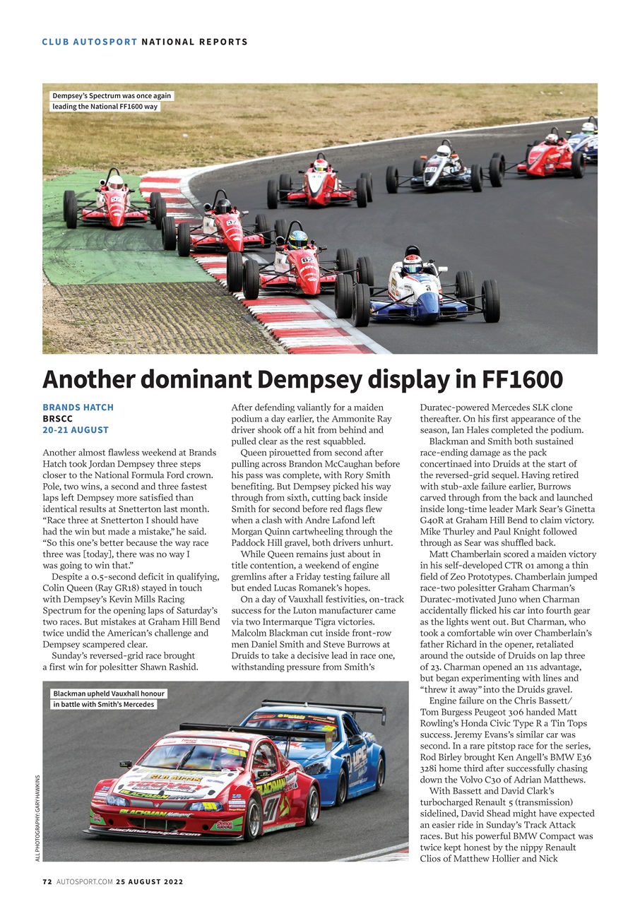 Autosport Preview Pages