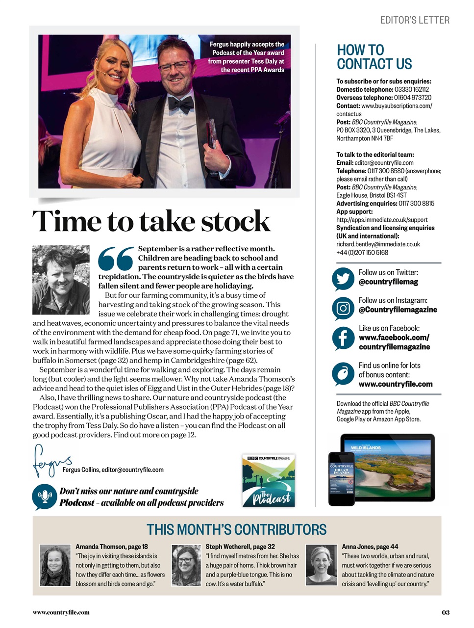 BBC Countryfile Magazine Preview Pages