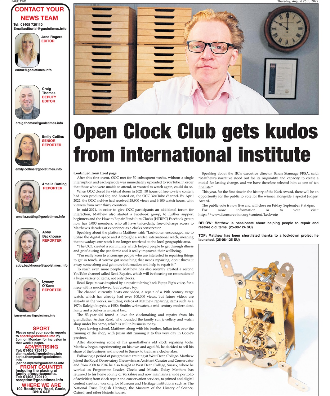 Goole Times Preview Pages