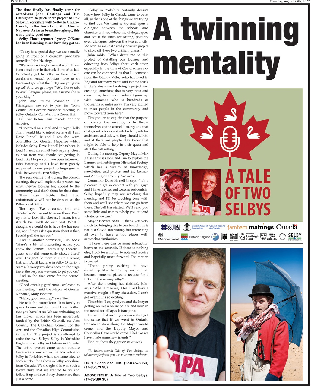 Selby Times Preview Pages