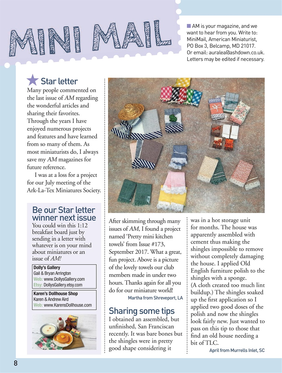 American Miniaturist Preview Pages