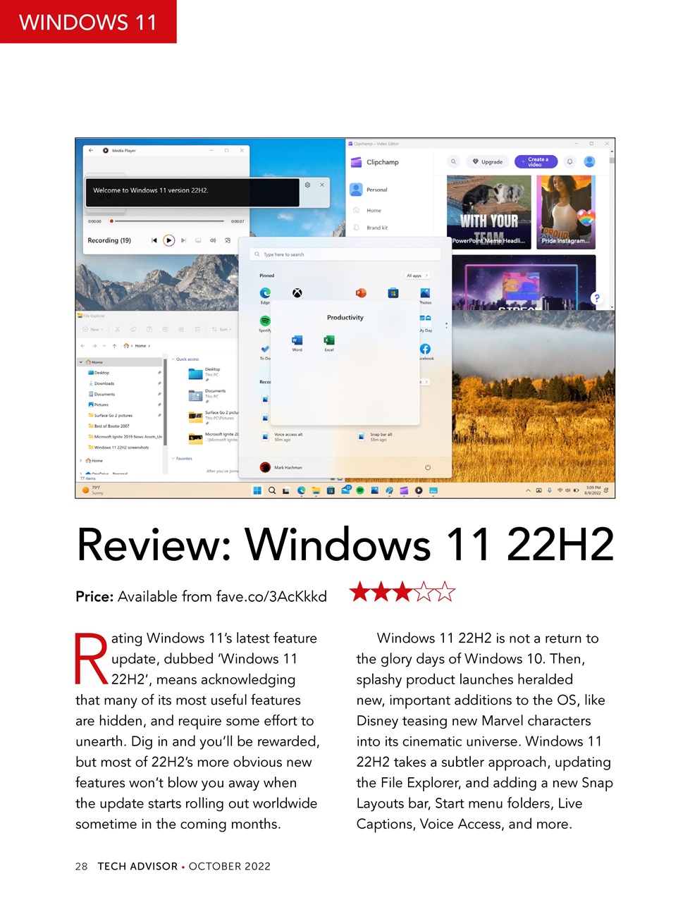 Tech Advisor Preview Pages
