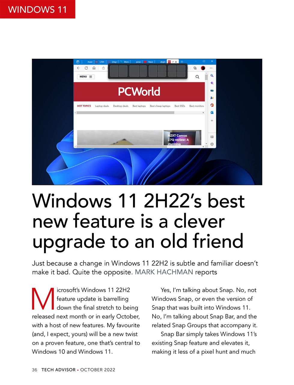 Tech Advisor Preview Pages
