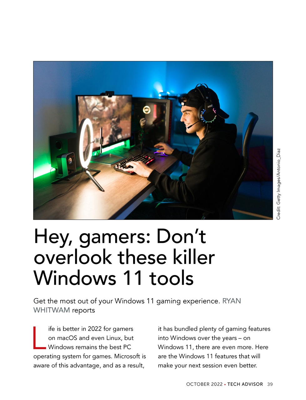 Tech Advisor Preview Pages