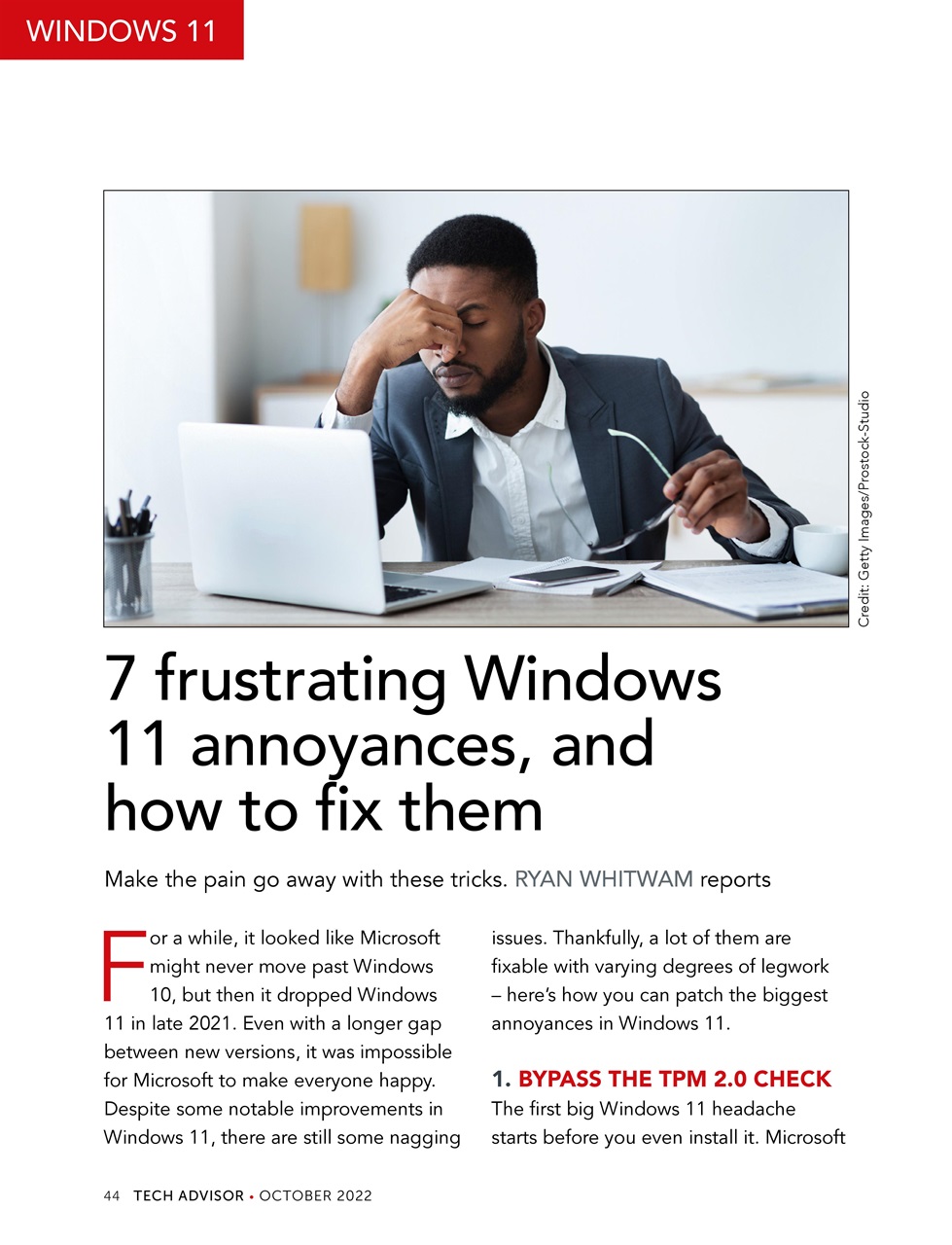 Tech Advisor Preview Pages