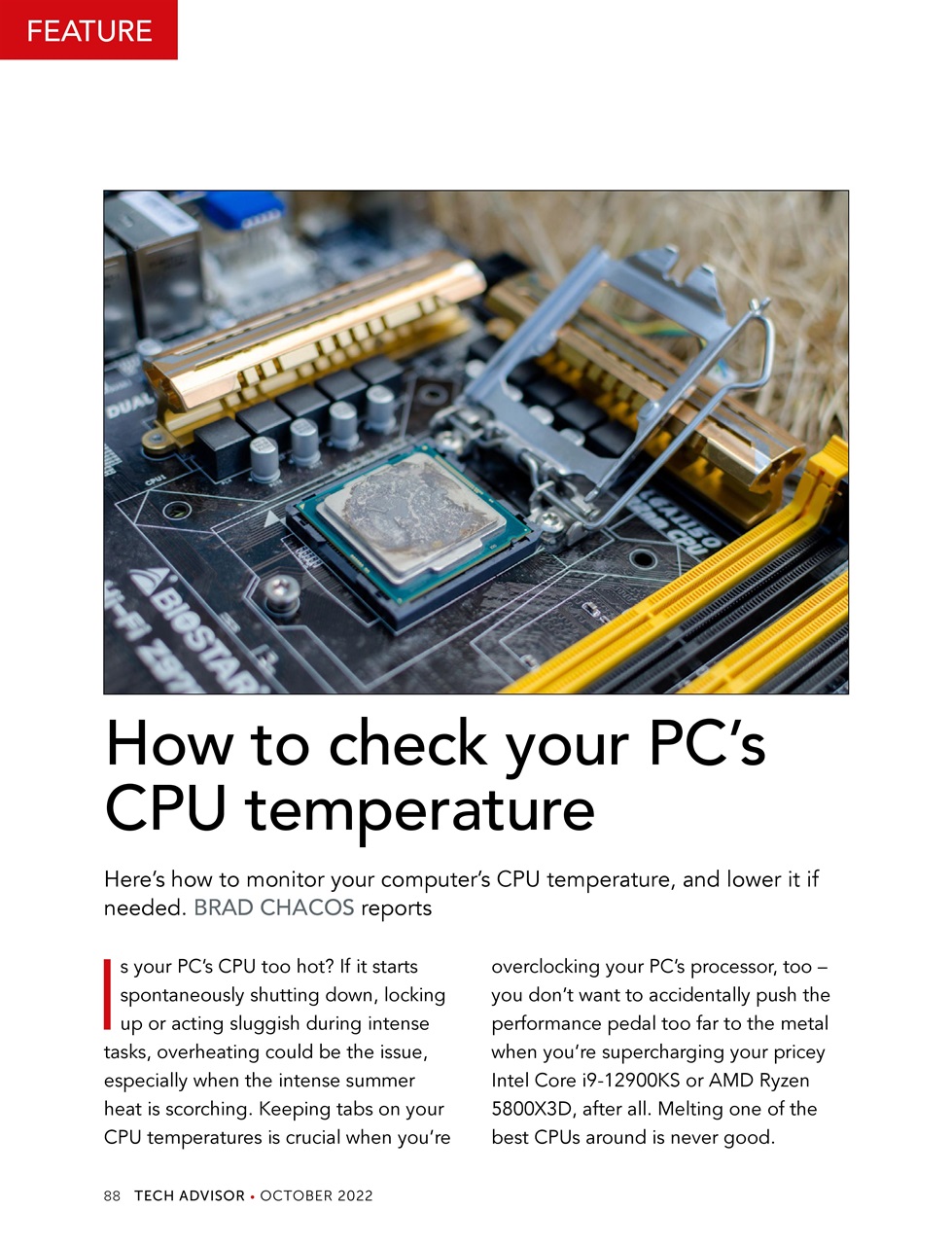 Tech Advisor Preview Pages