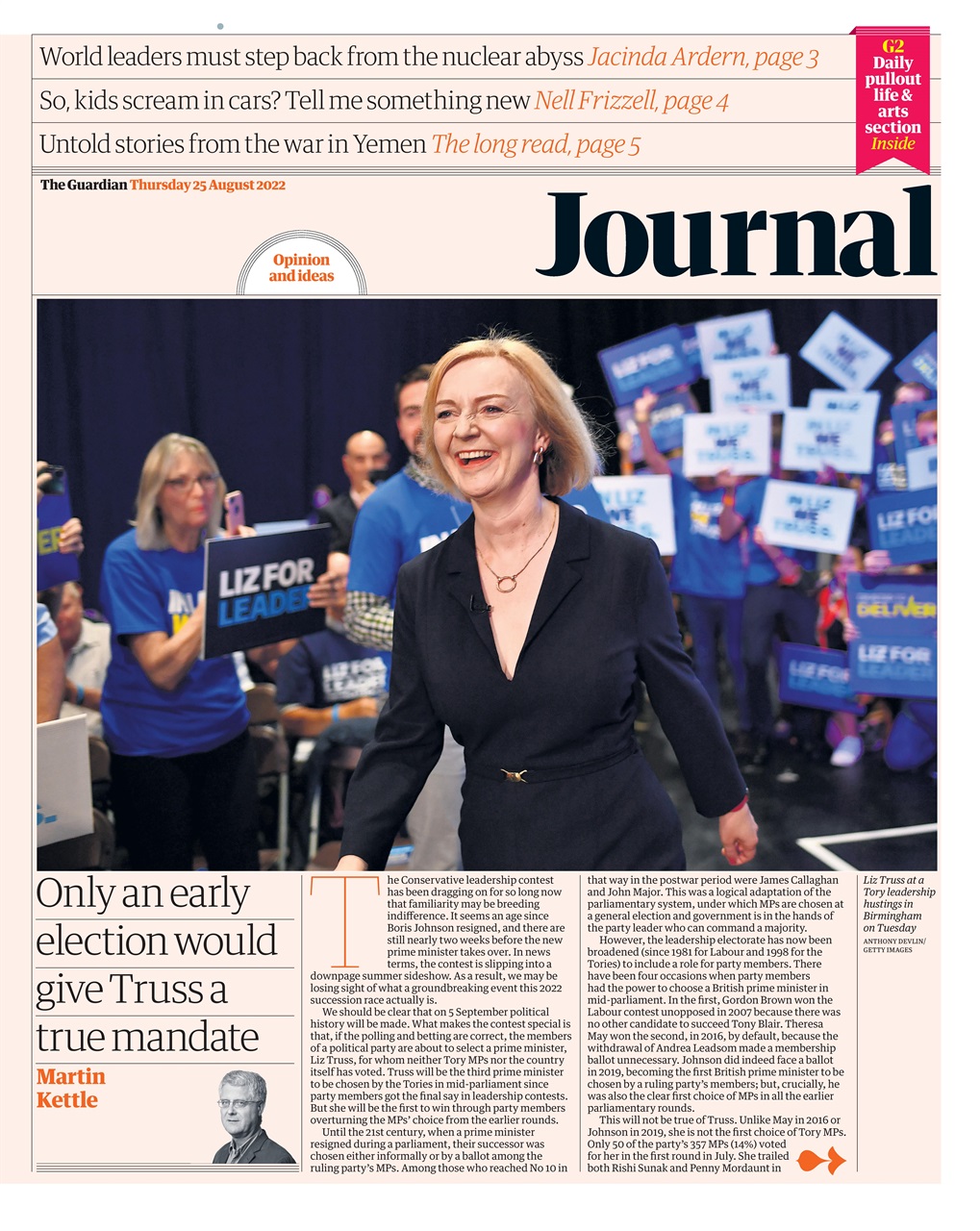 The Guardian Newspaper Preview Pages