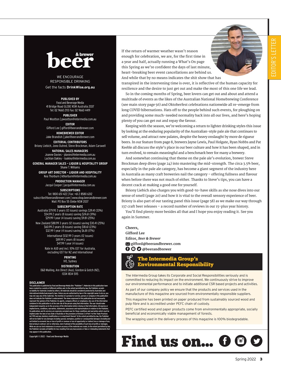 Beer and Brewer Preview Pages