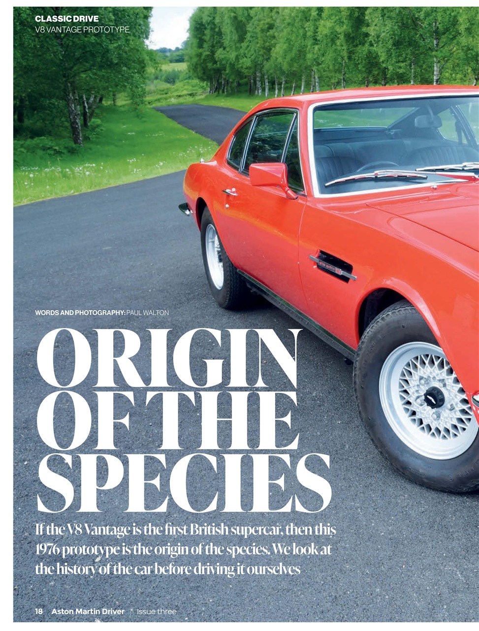 Aston Martin Driver Preview Pages