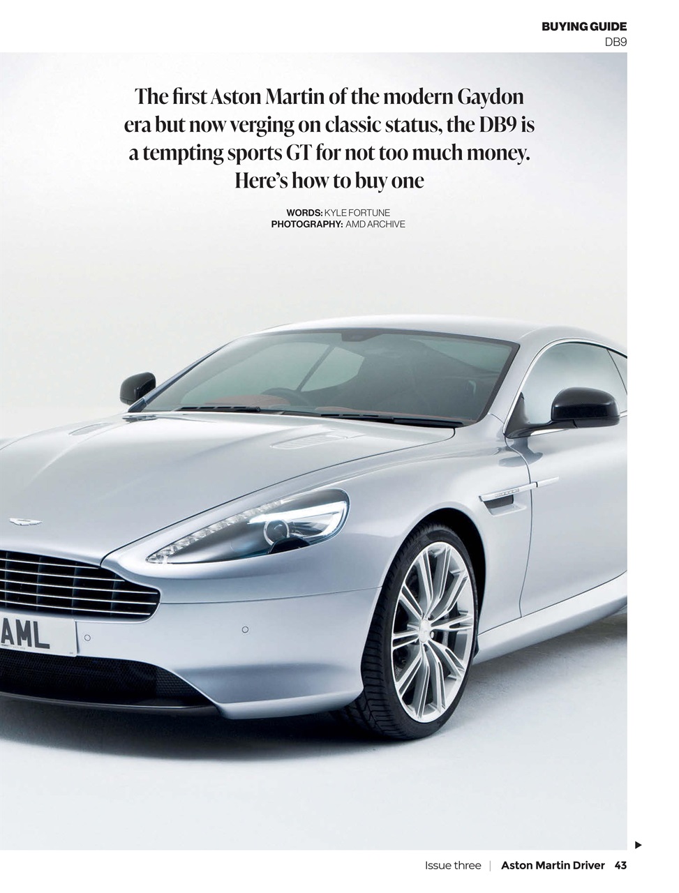 Aston Martin Driver Preview Pages
