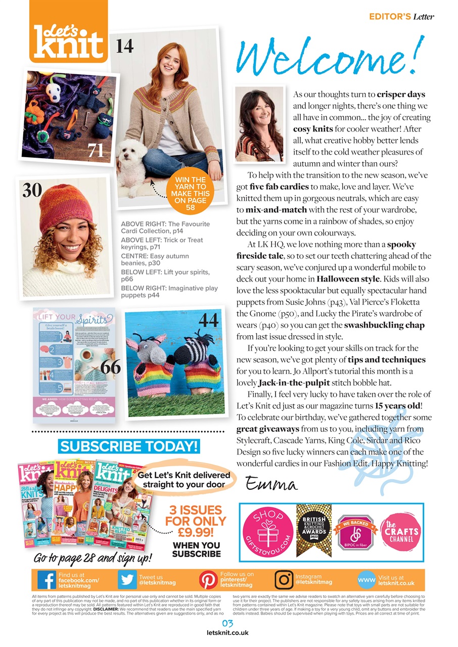 Let's Knit Preview Pages