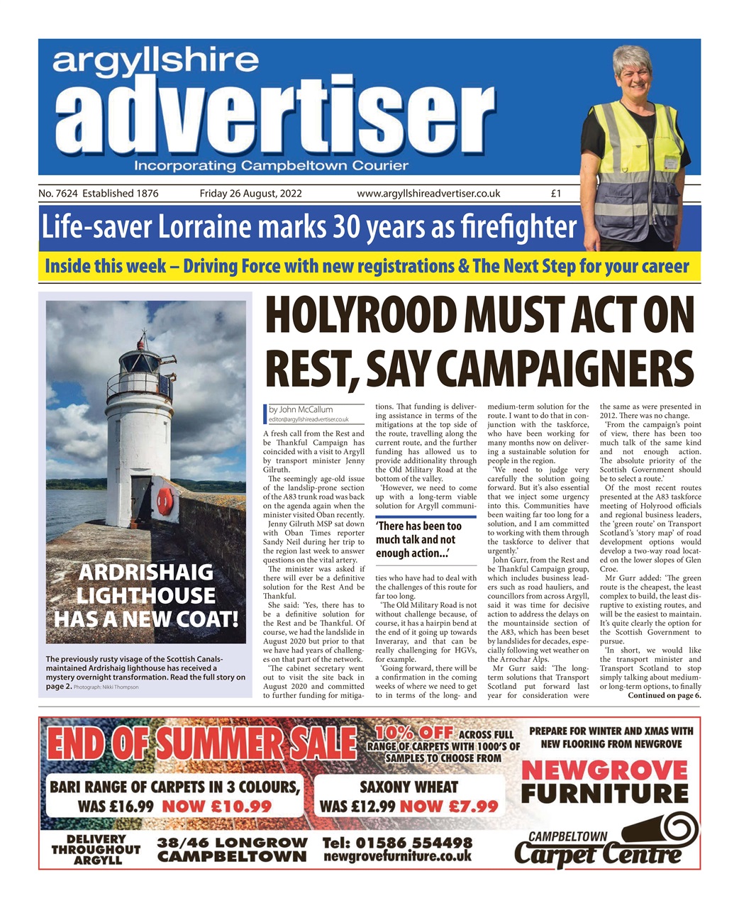 Argyllshire Advertiser Preview Pages