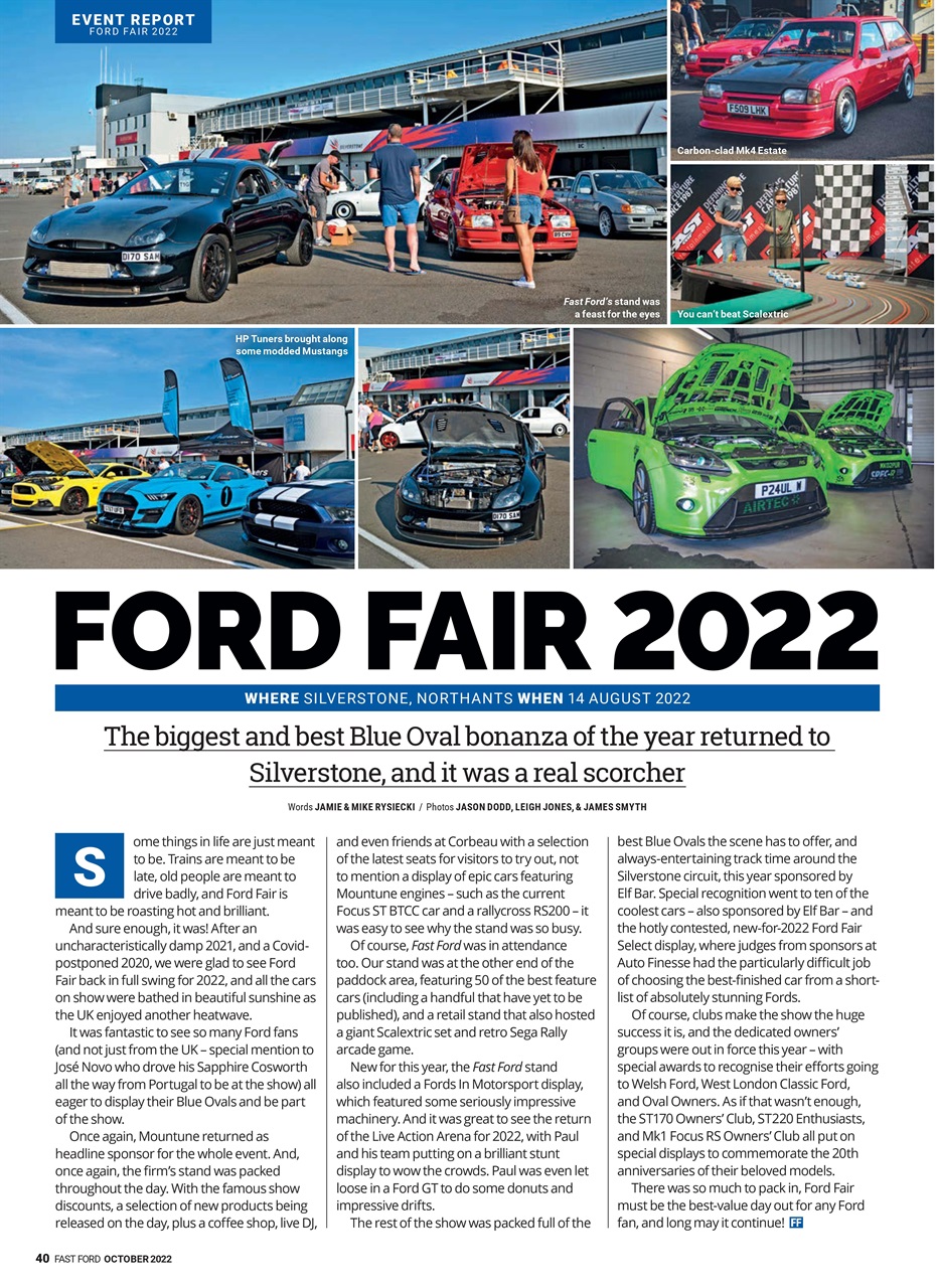 Fast Ford Preview Pages