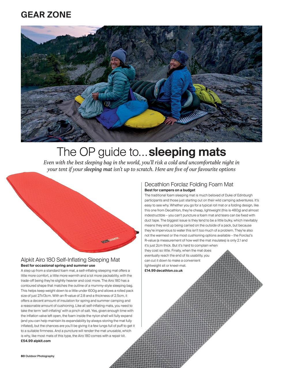 Outdoor Photography Preview Pages