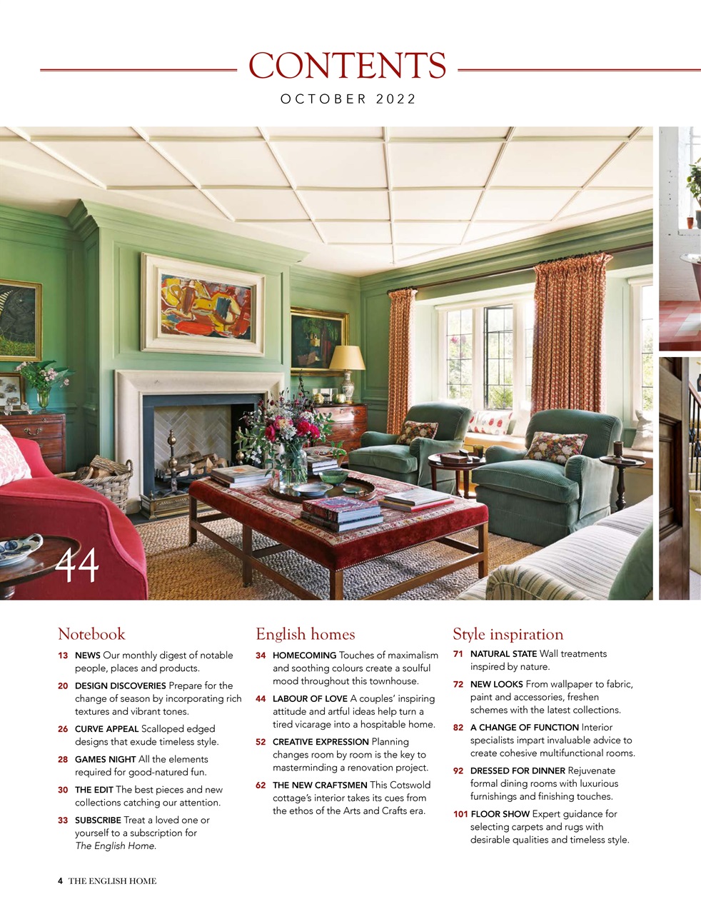 The English Home Preview Pages