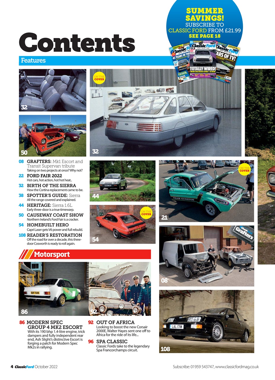 Classic Ford Preview Pages