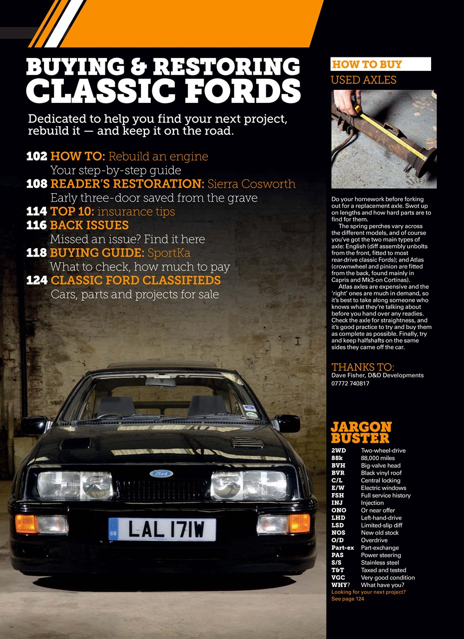 Classic Ford Preview Pages