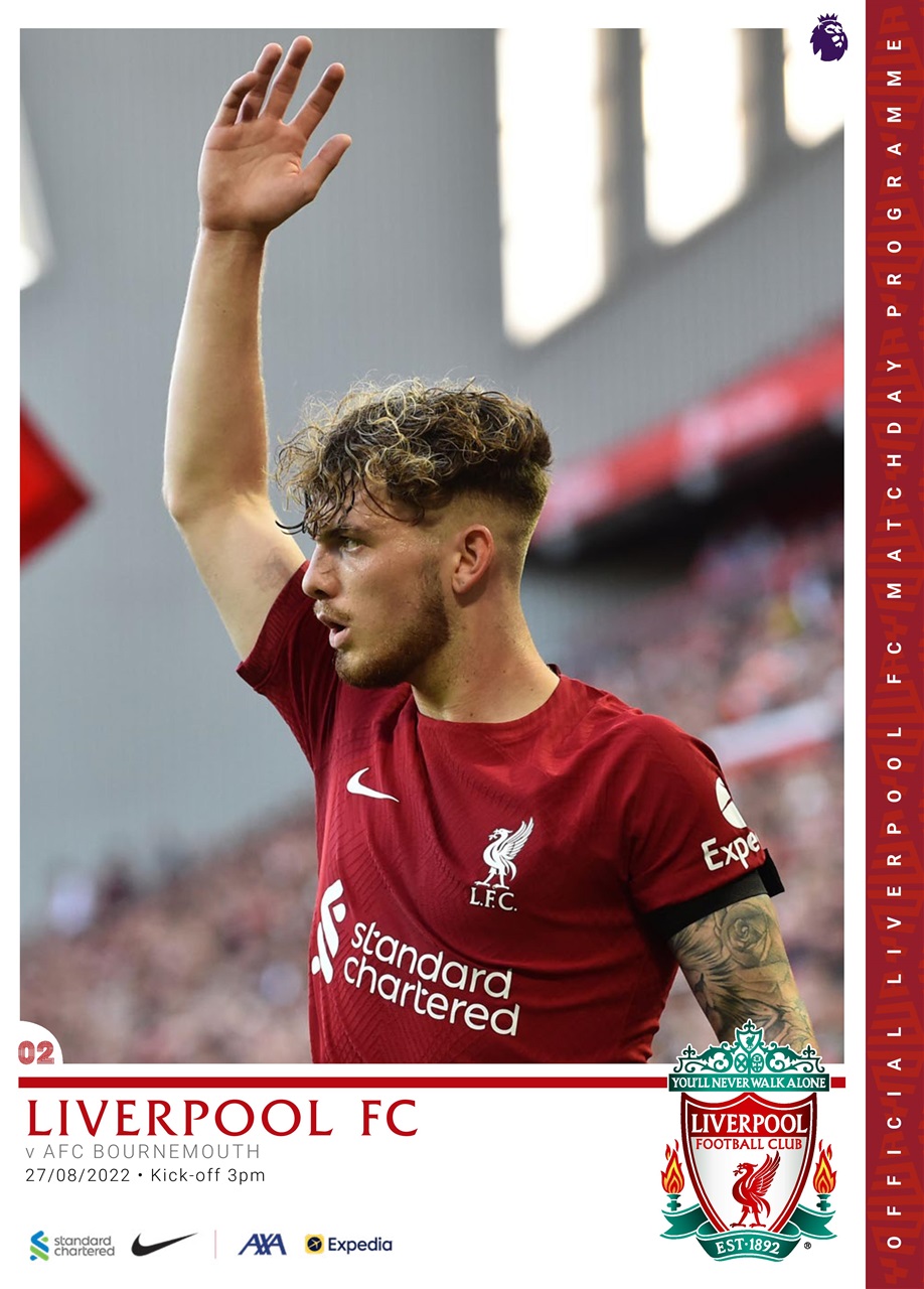 Liverpool FC Programmes Preview Pages