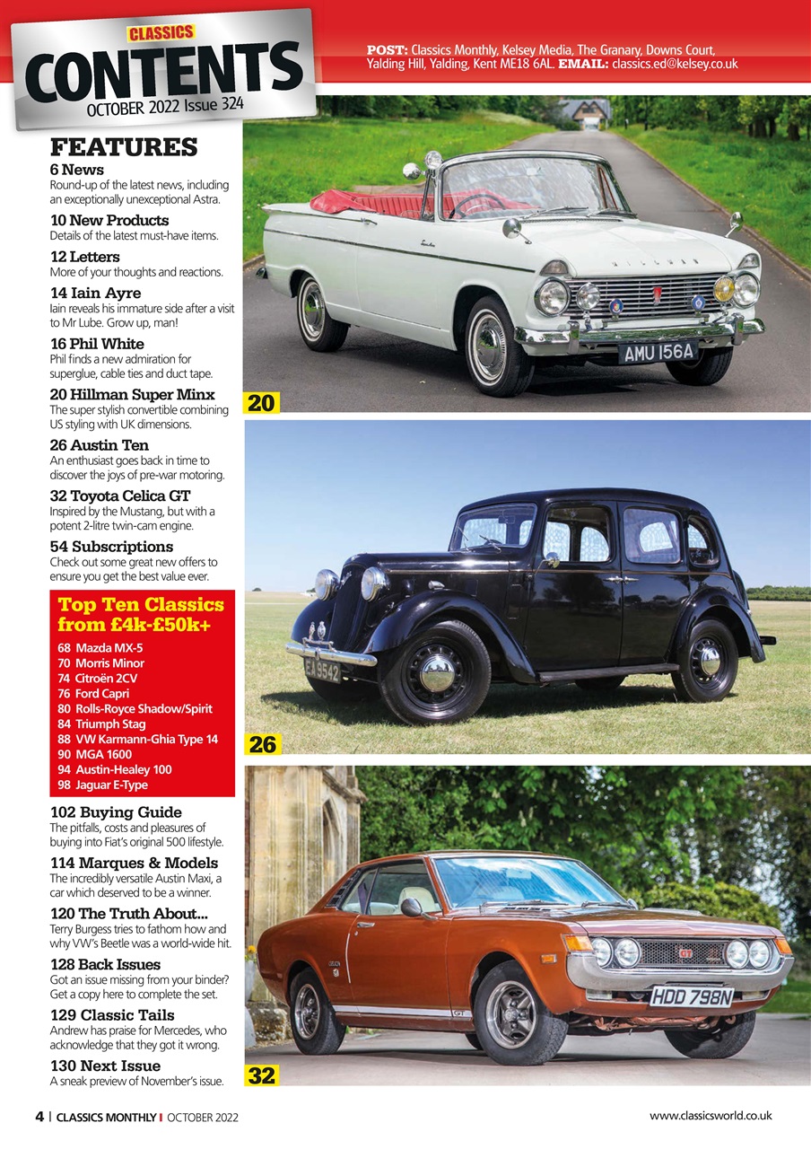 Classics World Preview Pages