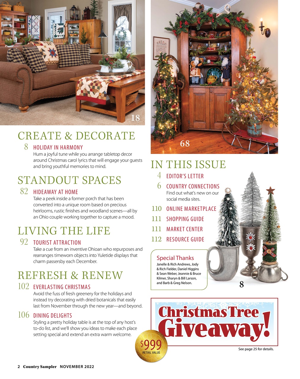 Country Sampler Home Preview Pages