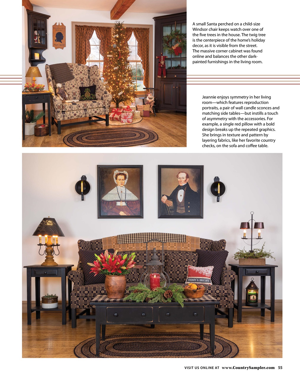 Country Sampler Home Preview Pages