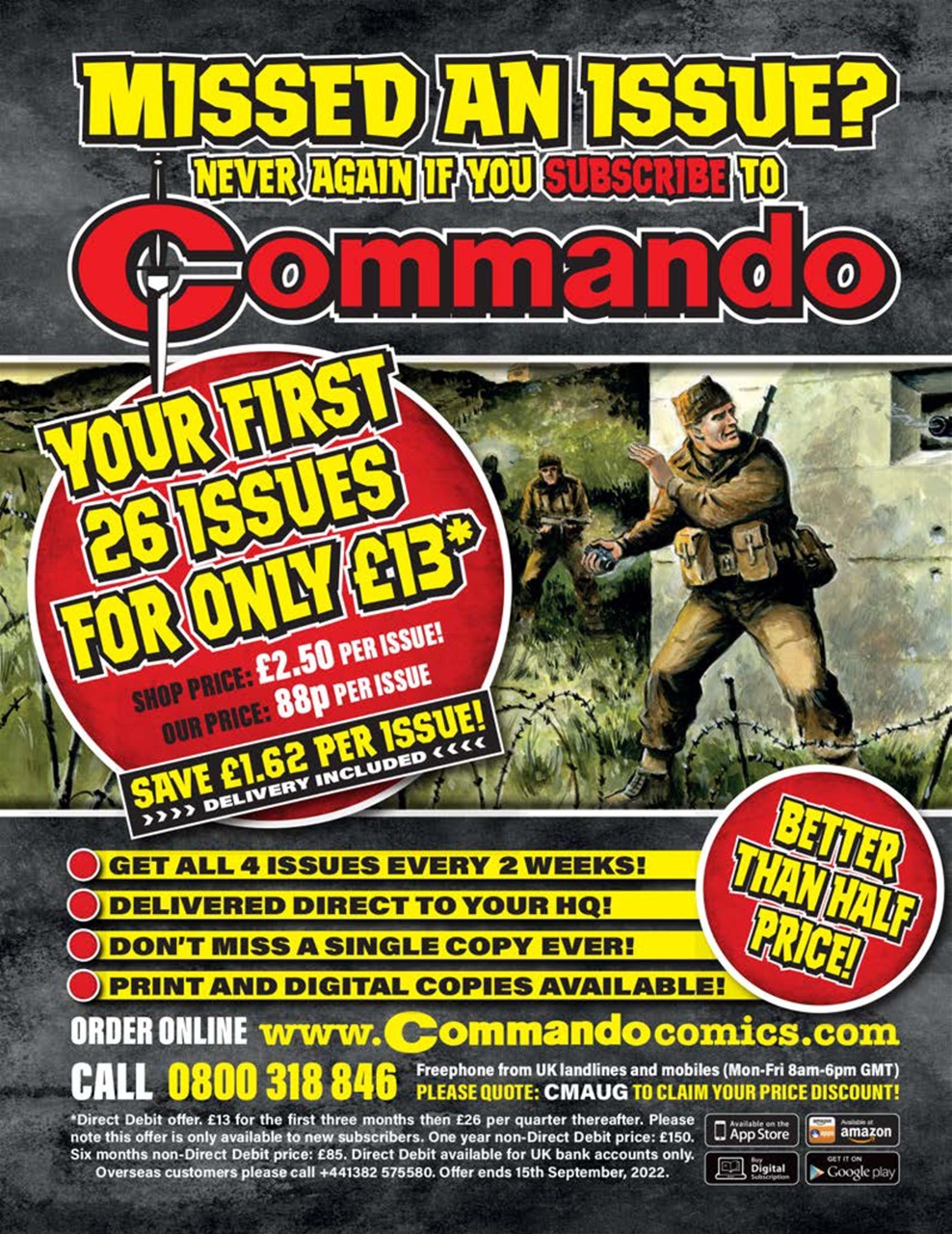 Commando Preview Pages
