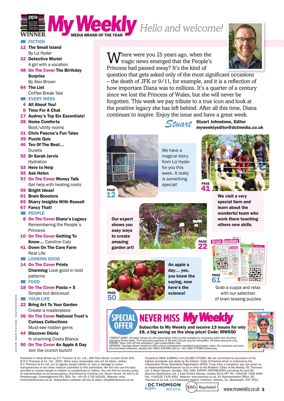 My Weekly Preview Pages