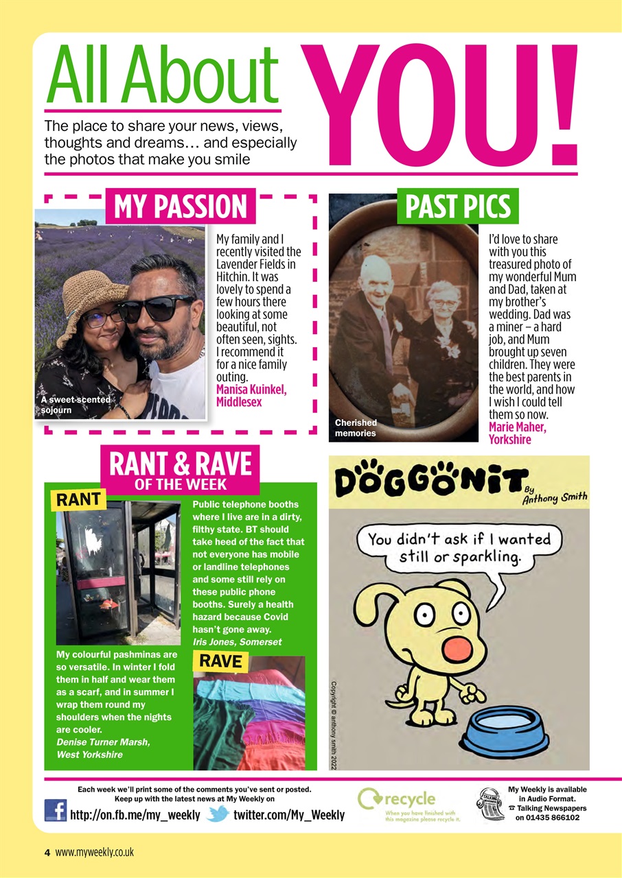 My Weekly Preview Pages