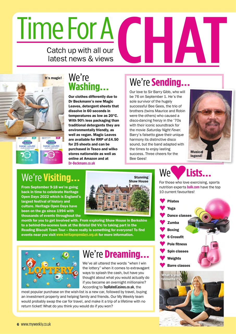 My Weekly Preview Pages