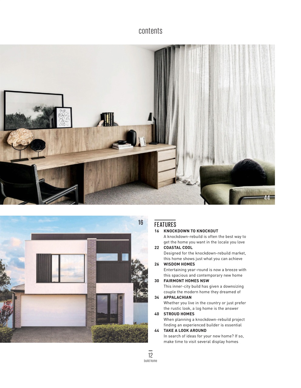 Build Home Preview Pages