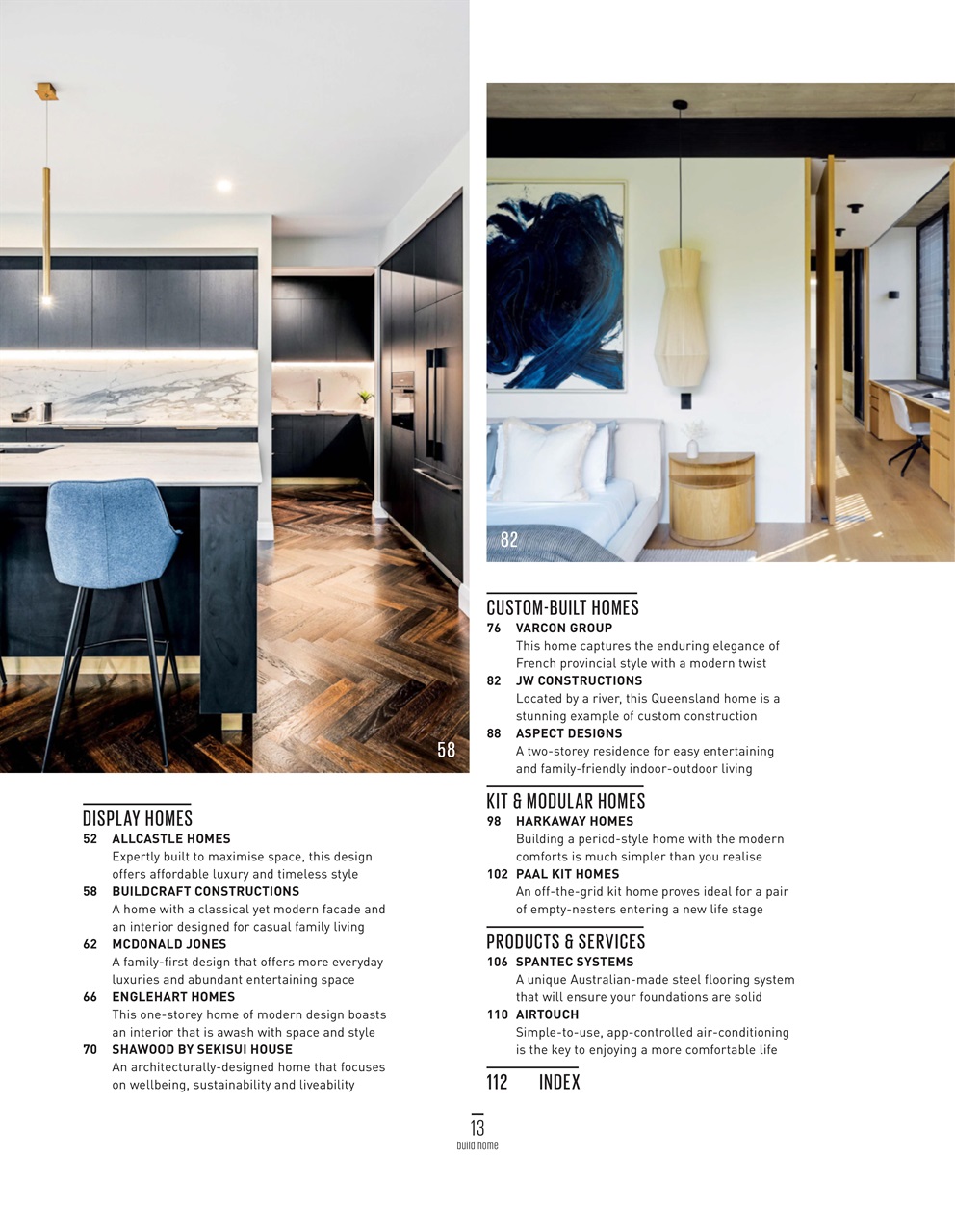 Build Home Preview Pages