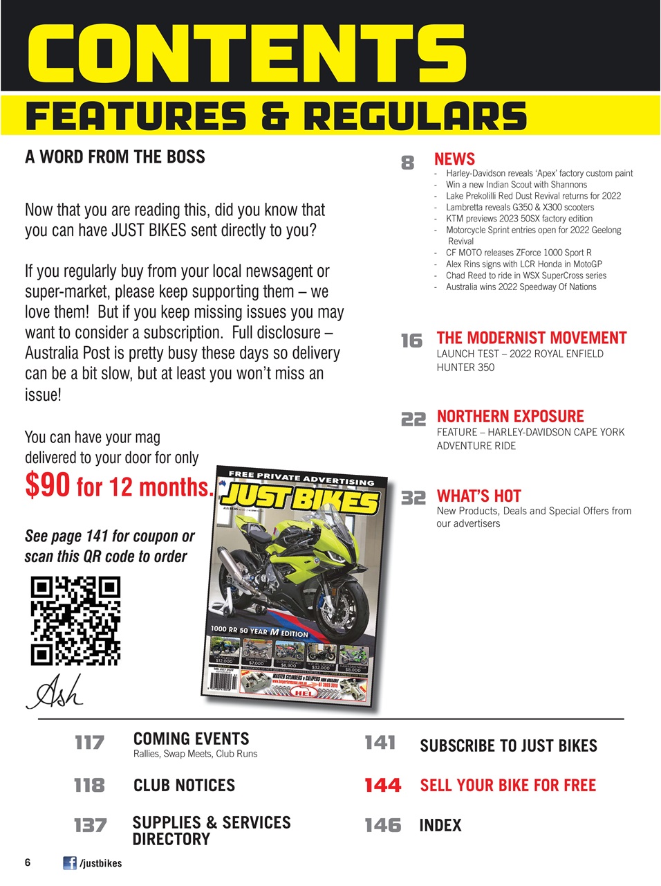 JUST BIKES Preview Pages