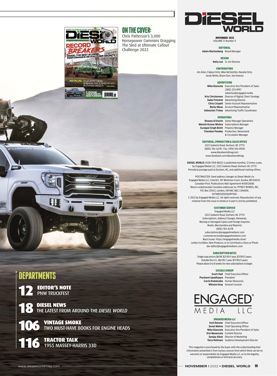 Diesel World Preview Pages
