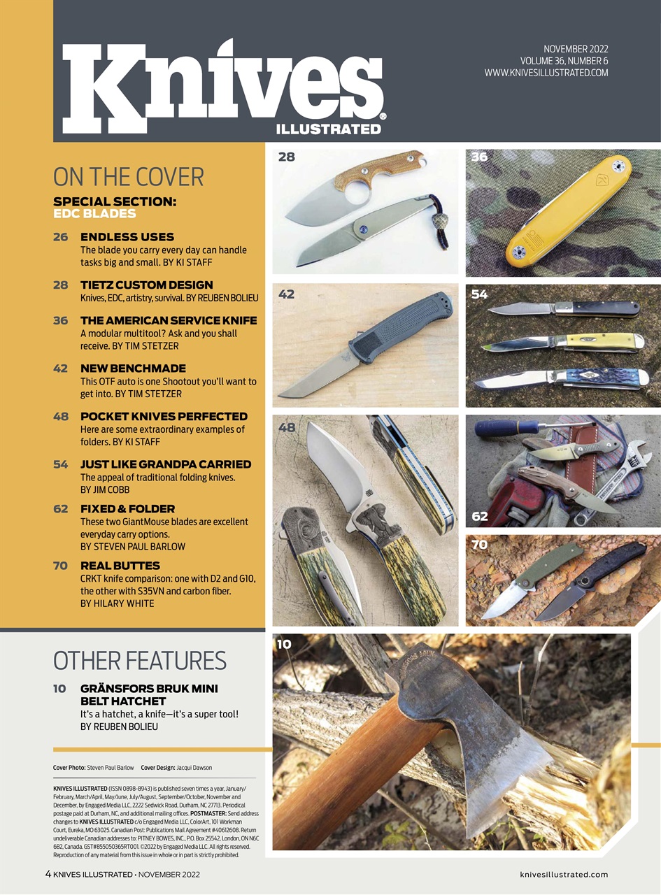 Knives Illustrated Preview Pages