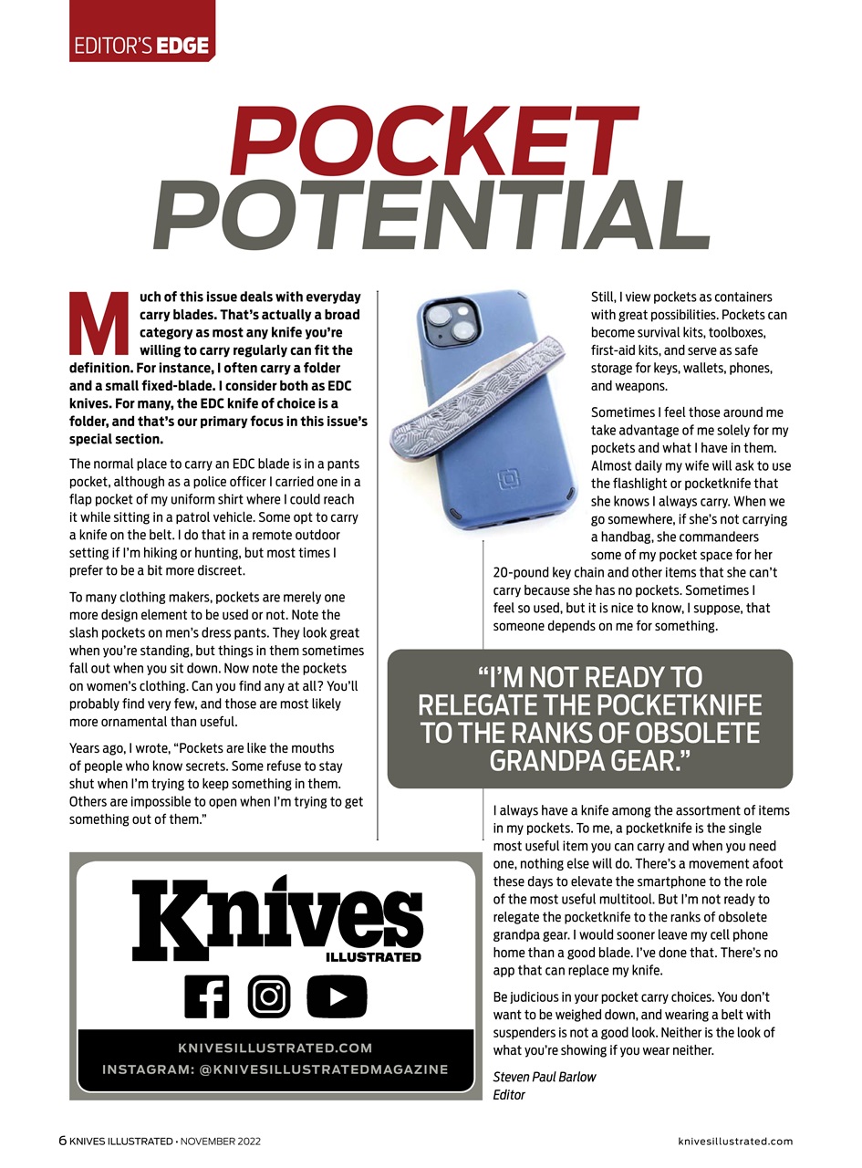 Knives Illustrated Preview Pages