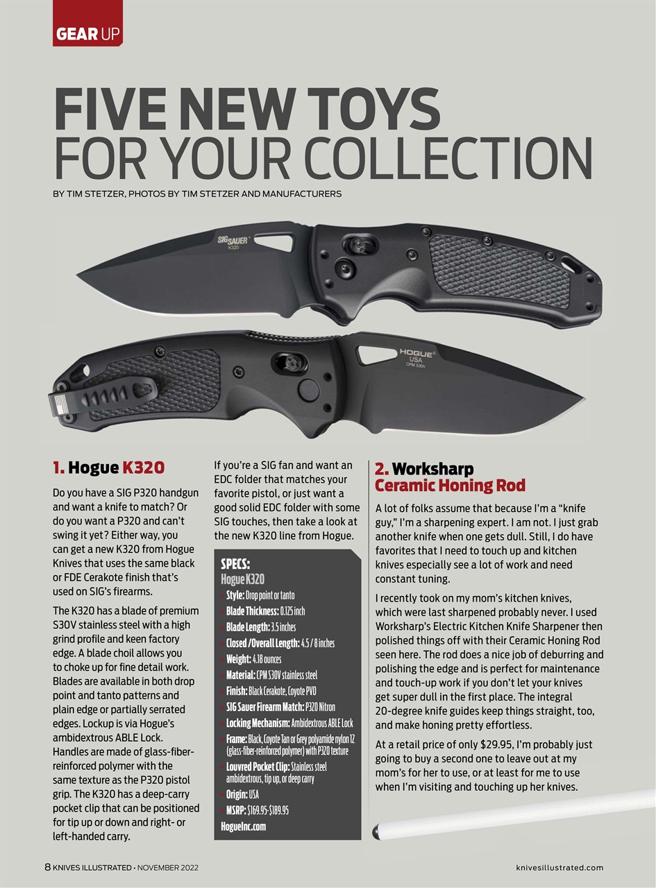 Knives Illustrated Preview Pages
