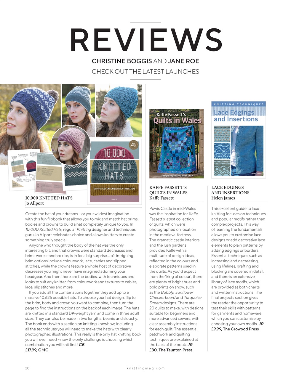 Knitting Preview Pages