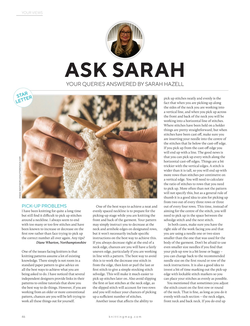 Knitting Preview Pages