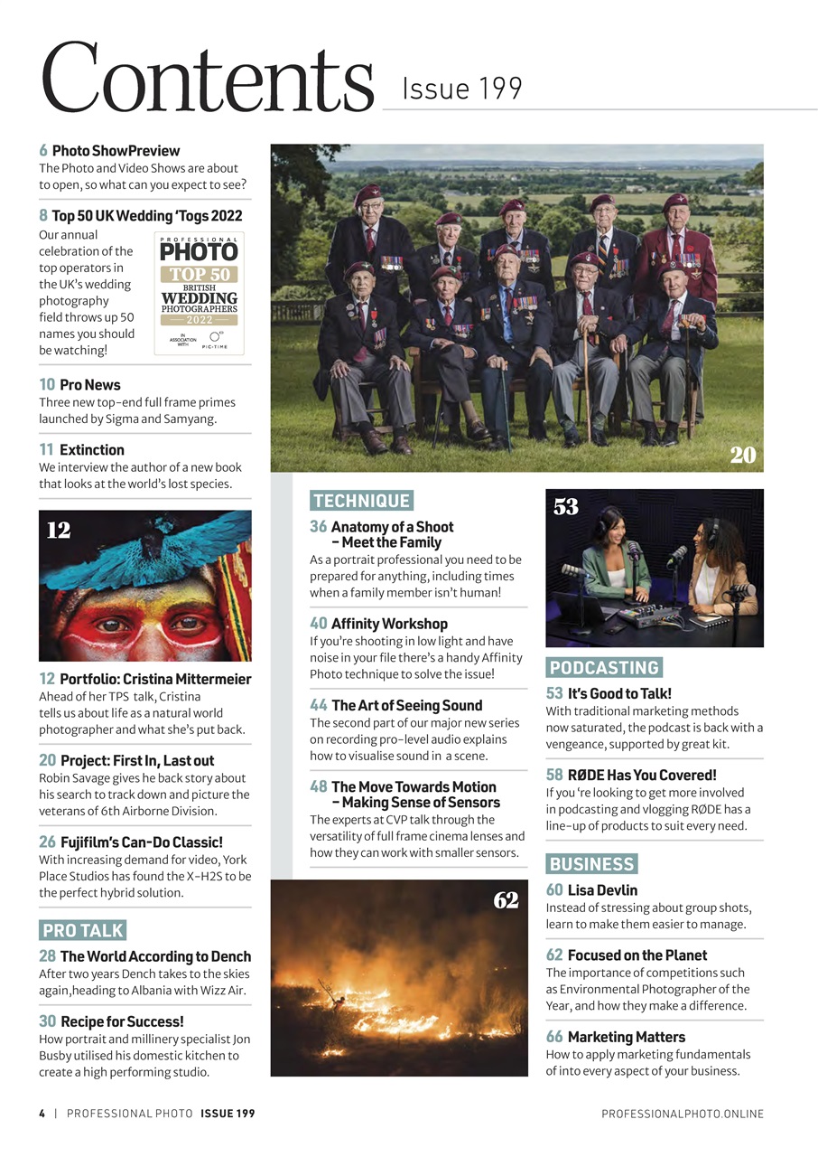 Professional Photo Preview Pages