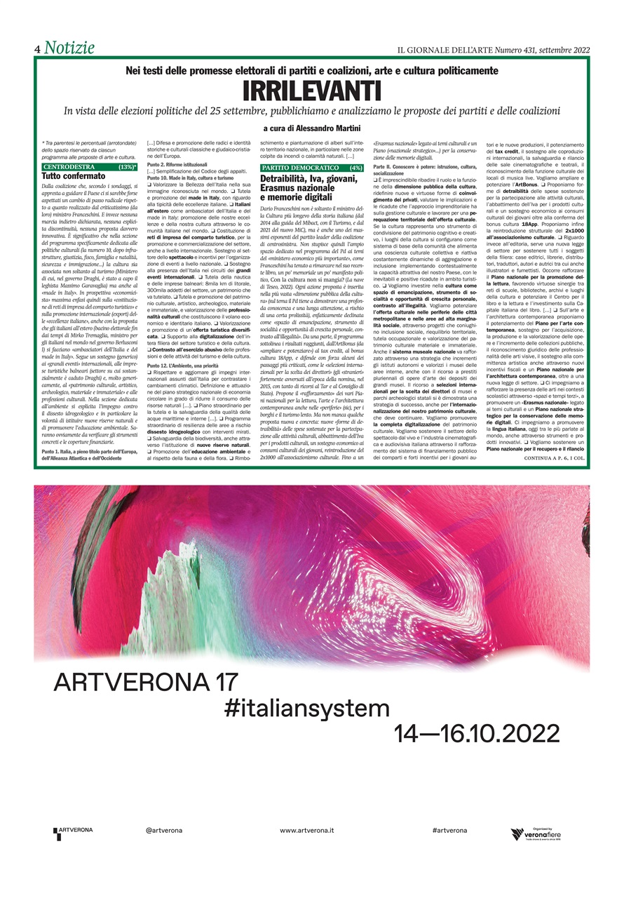 Il Giornale Dell’Arte Preview Pages