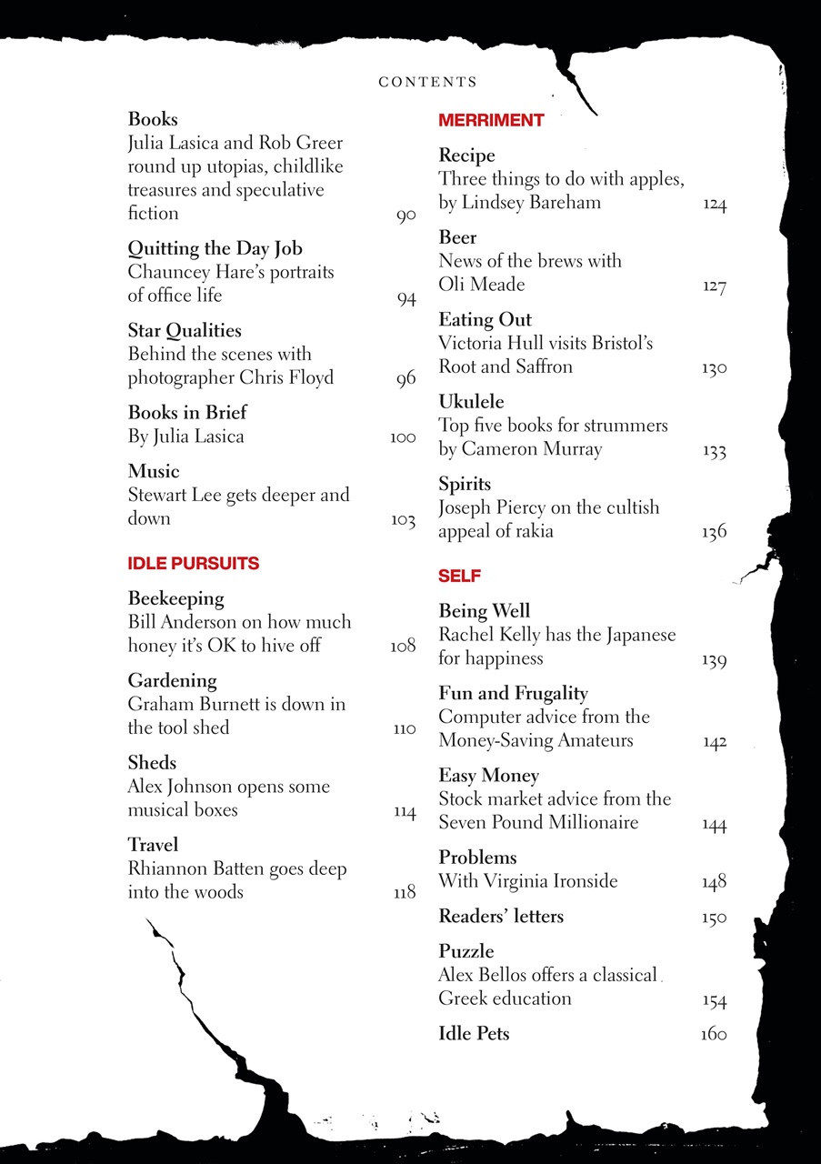 The Idler Magazine Preview Pages